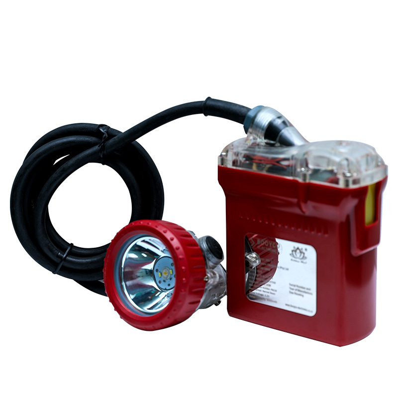 K5-D Bergbau-Kopflampe, kastanienbraune Farbe